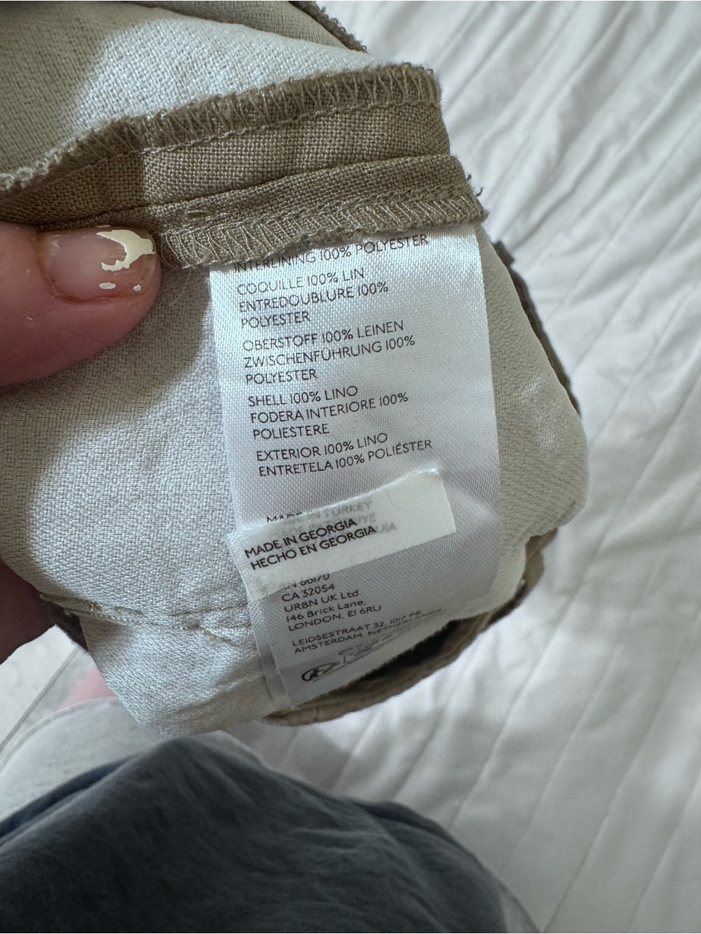 Anthropologie Khaki Utility Skort - Picture 7 of 8